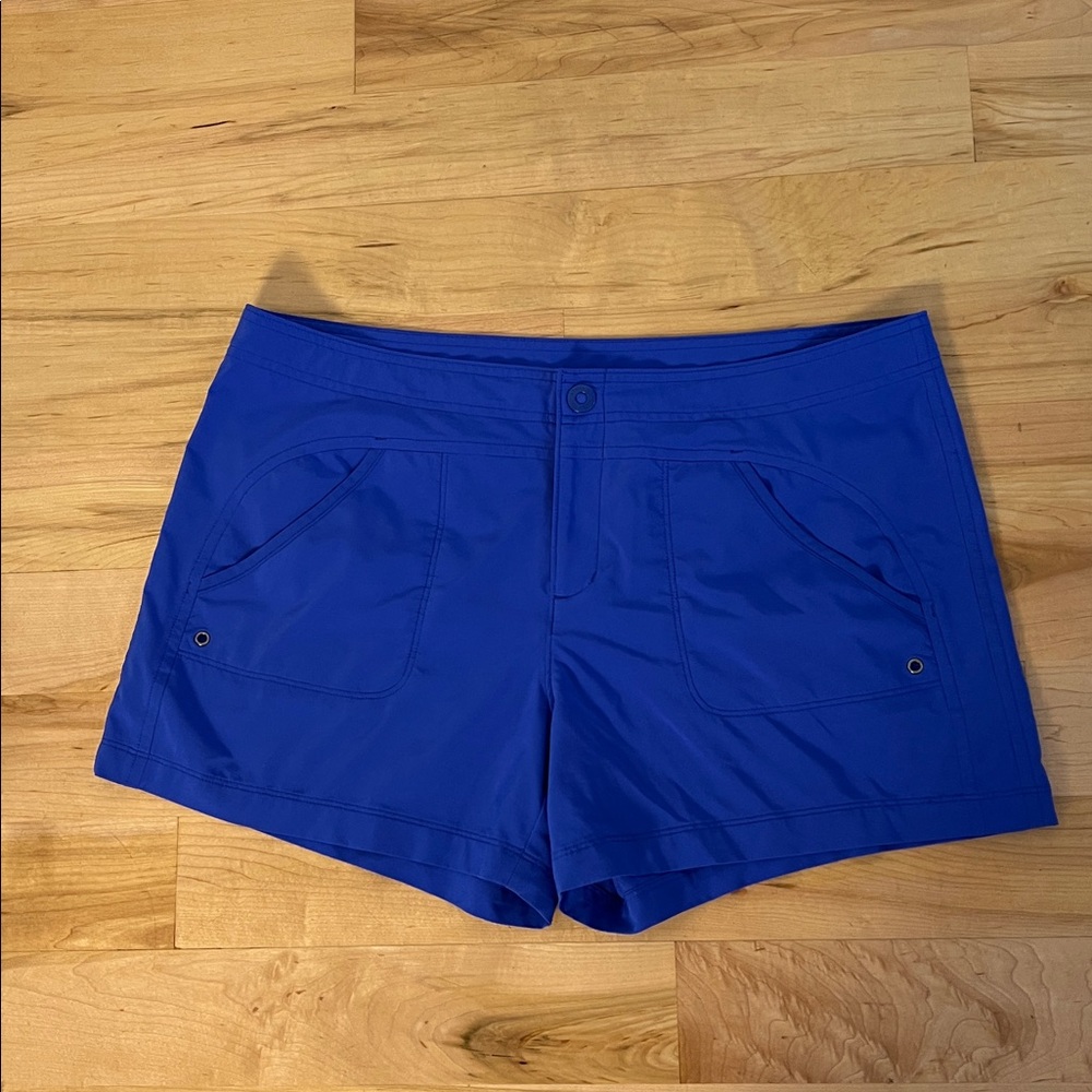 Athleta Women's Costa Quick Dry Board Blue Shorts Style 964587 Size 14